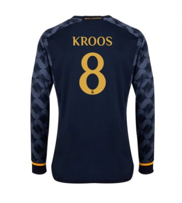 Maillot de foot Real Madrid Toni Kroos #8 Extérieur 2023-24 Manche Longue